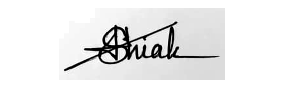 Signature of ISTHIAK AHMED