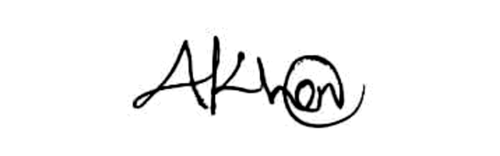 Signature of MD. ASIF KHAN PRANTO