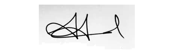 Signature of Shakera Ahmed